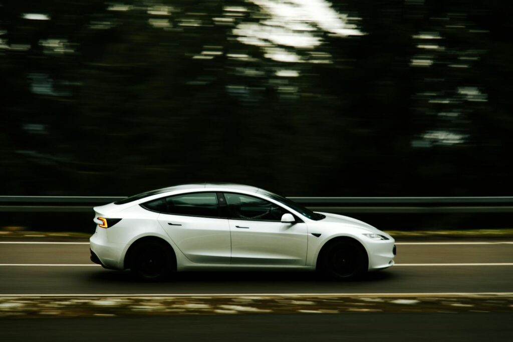 Tesla in motion