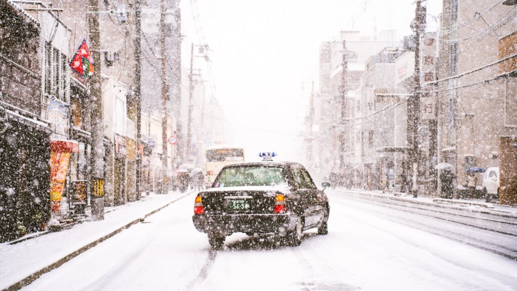 snow streets