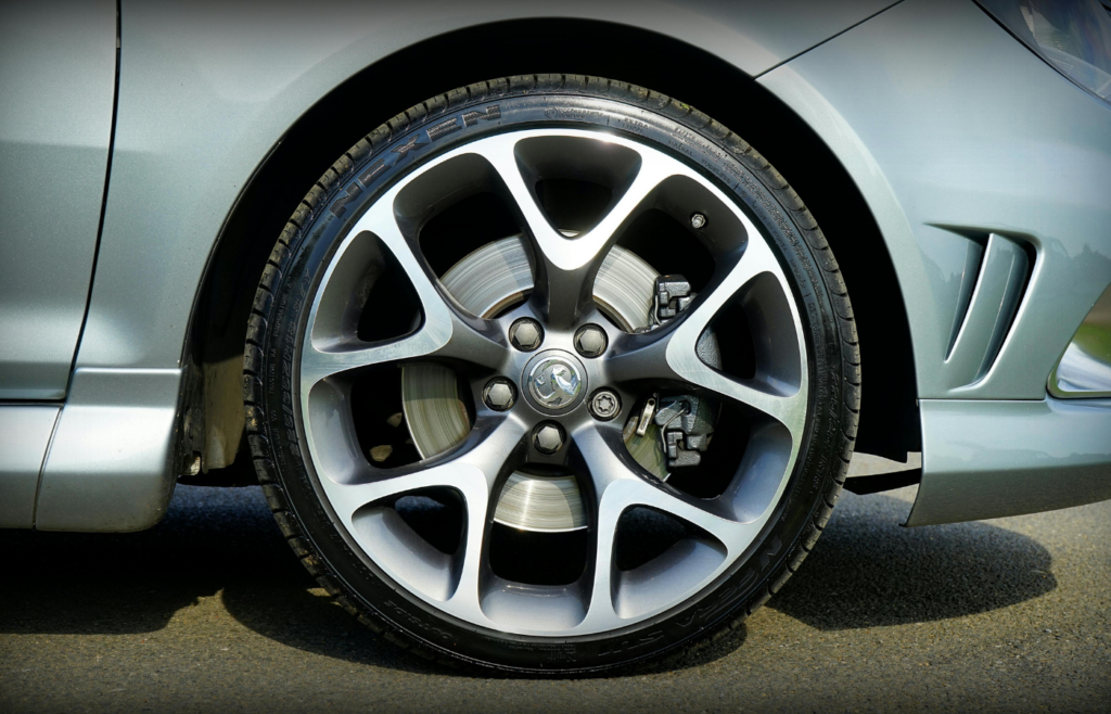 Wheel of Vauxhall Corsa VXR