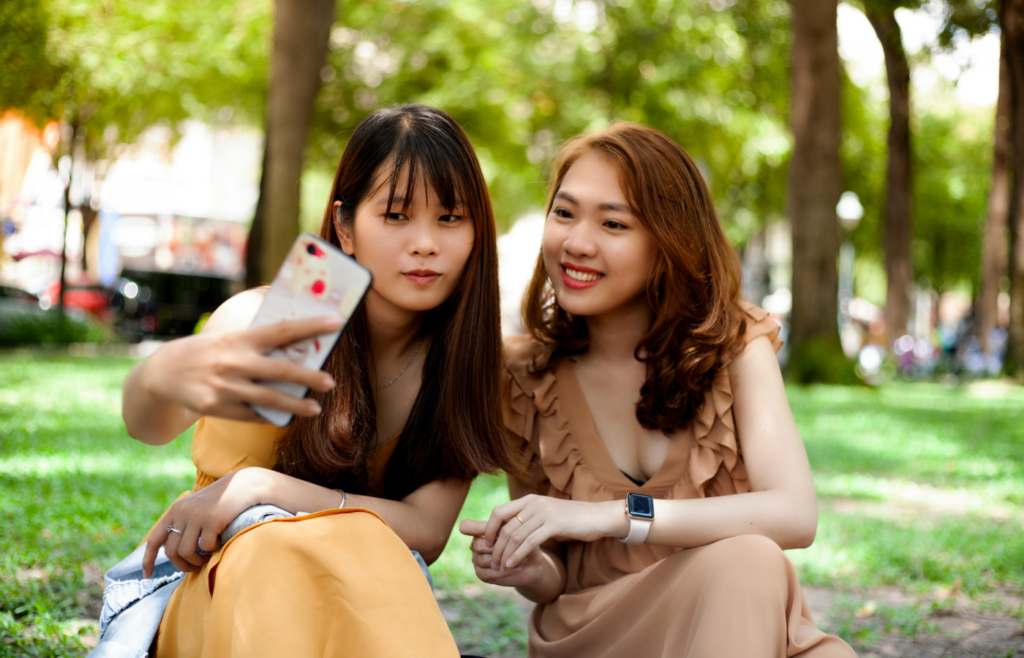 Women Taking Photo