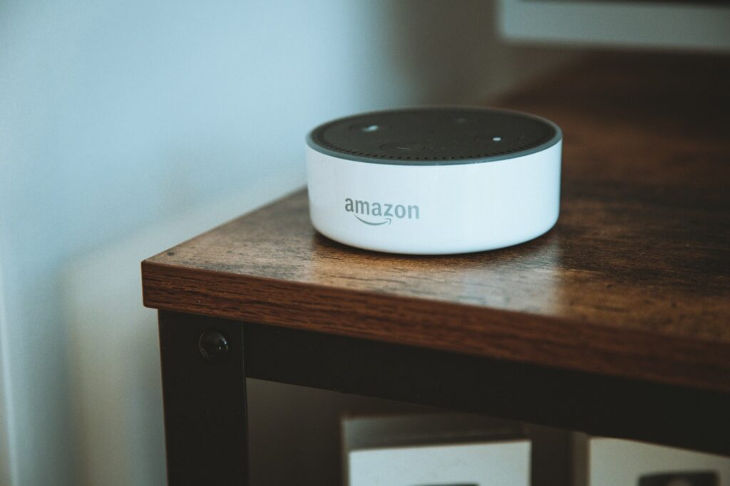 smart speaker on table