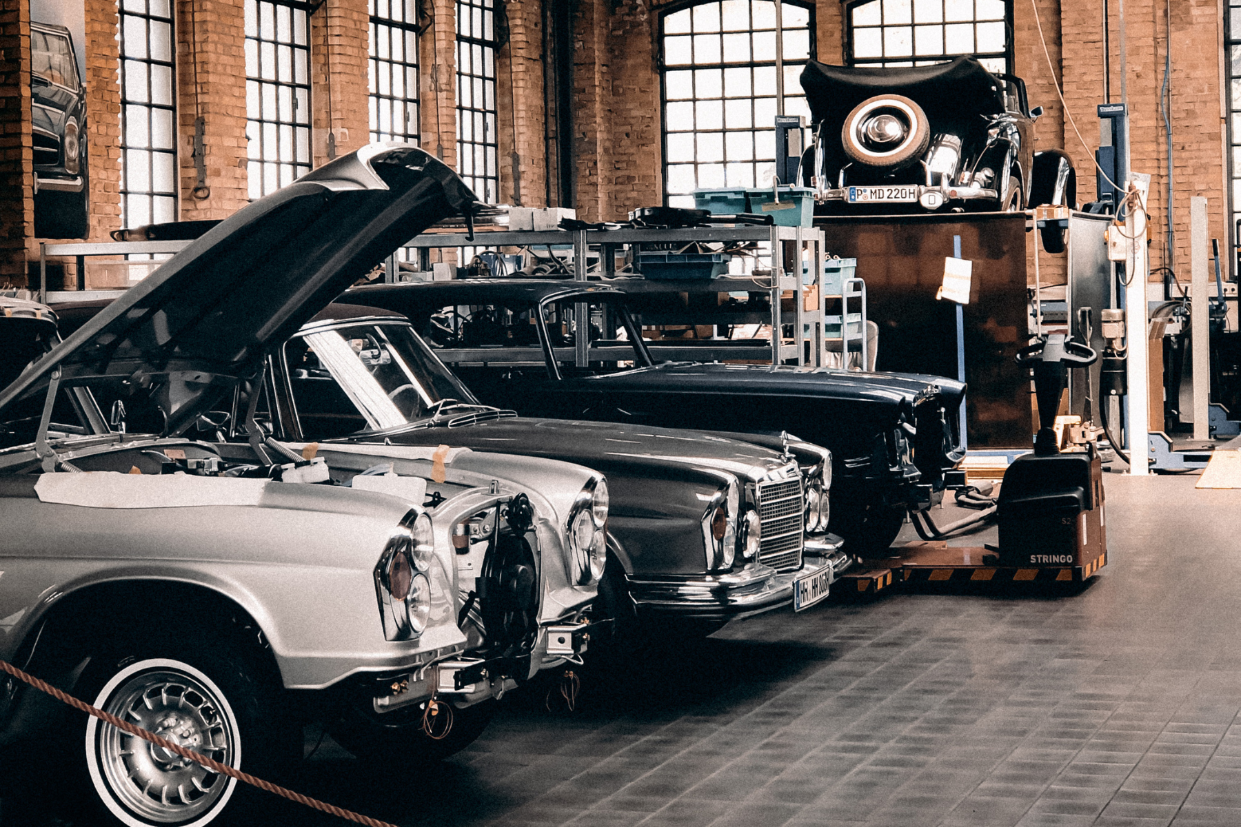 luxurious vintage cars